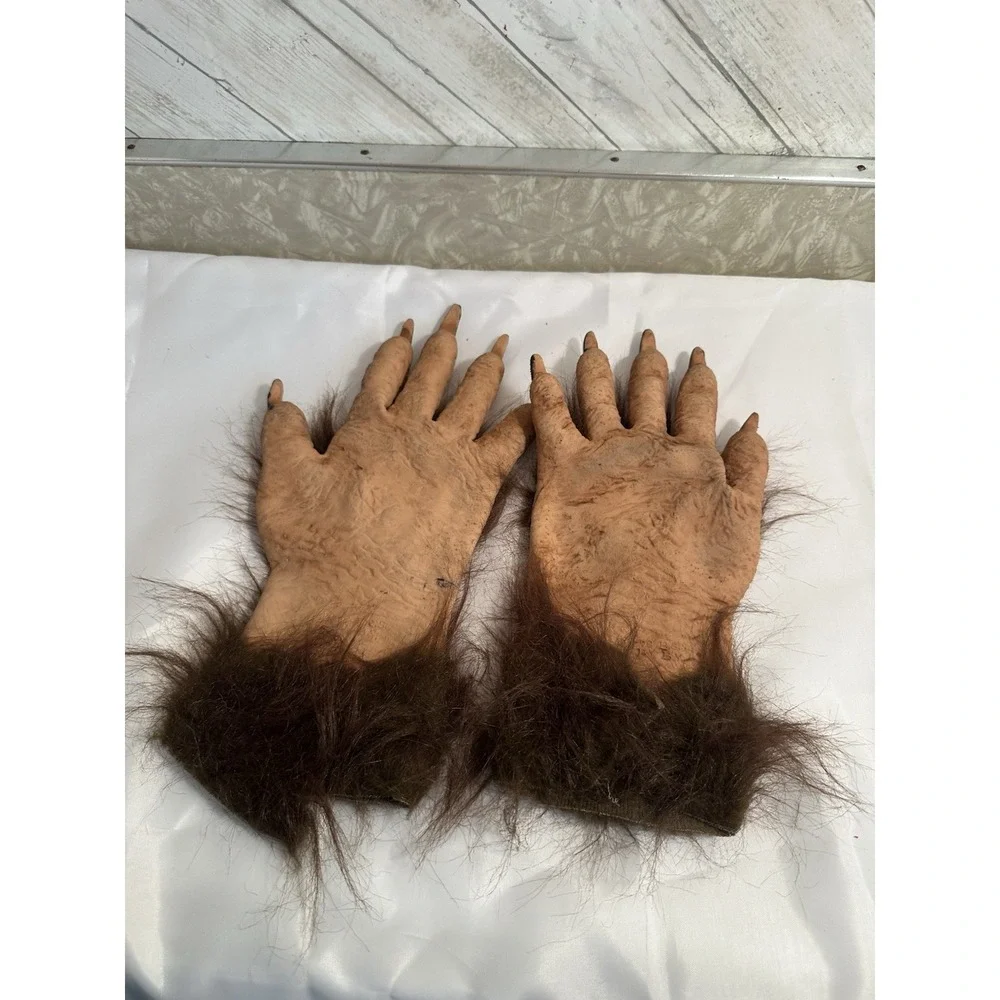 Vintage 1998 WereWolf Gloves Hands Claws Adult Halloween Costume